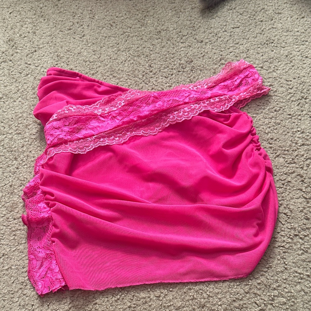 Hot Pink Mini Skirt